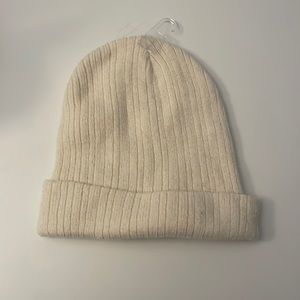Cream beanie